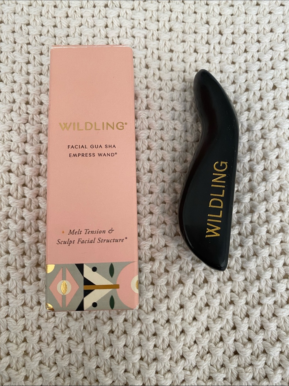 Wilding Facial Gua Sha Empress Wand – Sculpt & Melt Tension
